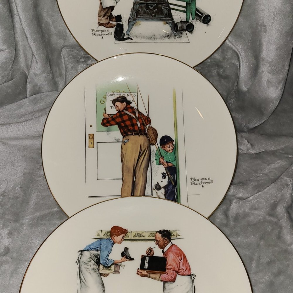 Norman Rockwell Collectable Plate